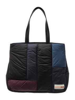 We-ar4 Navy & Black Quilted Tote